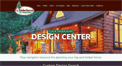 Desktop Screenshot of loghomedesigncenter.com